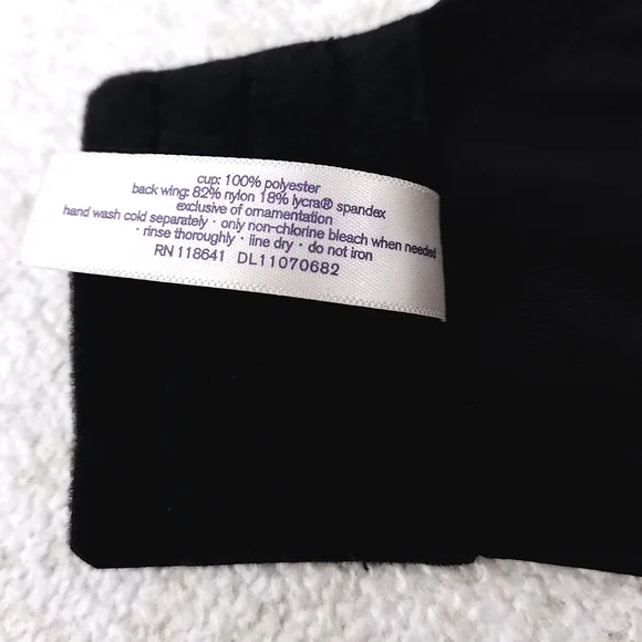 CACIQUE Lightly Lined Bra 46C Victorian Floral Lace Vine - Picture 6 of 6